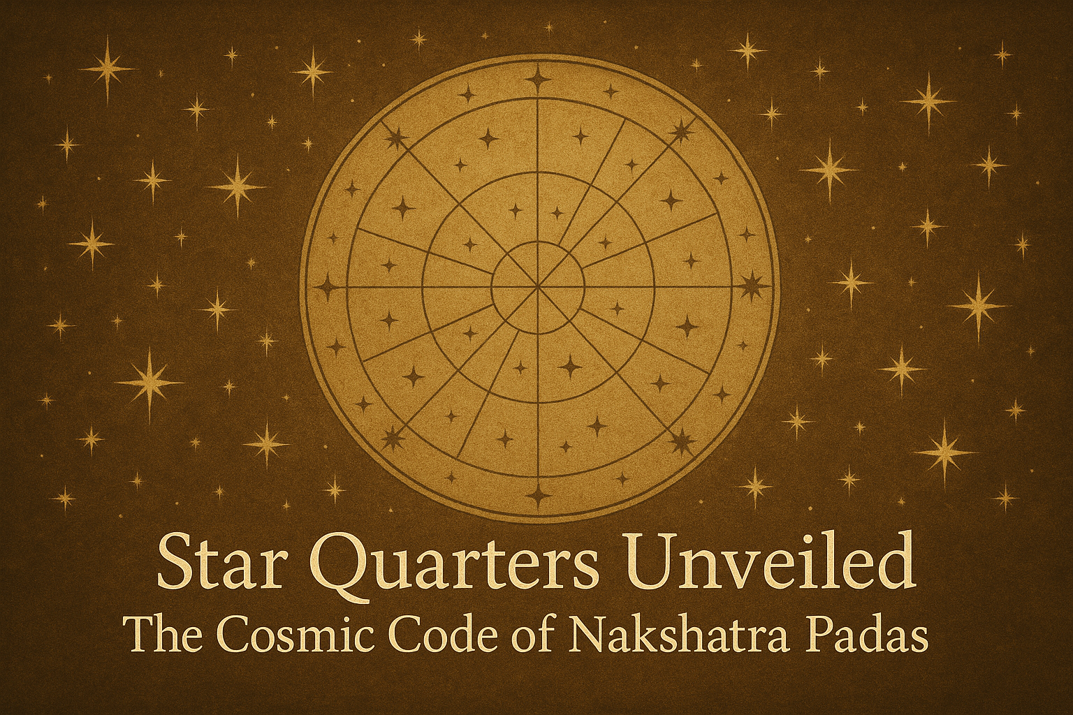 Star Quarters Unveiled The Cosmic Code of Nakshatra Padas